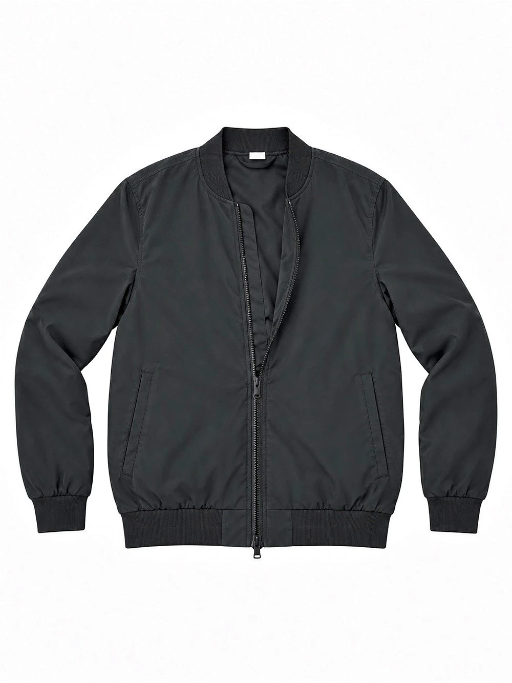 Men XL Black Light Soft Bomber Jacket Streetwear Grail